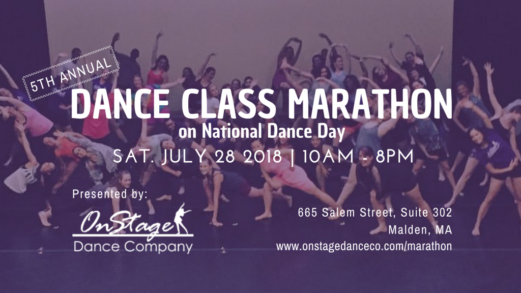 5th Annual OnStage Dance Class Marathon BDA