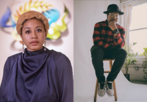 Photo of Victoria Awkward on the left and photo of Ashton Lites on the right