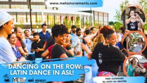 flyer of dancing on the row