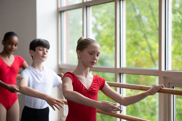 Students at Boston Ballet School